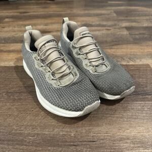 Skechers Sz 9 Men's No Tie Slip On Air Cooled Memory Foam Casual Shoes FLAWS